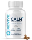 Revive MD Calm, Emotional Well-Being Support Supplement - Stress Management for Men & Women - Mood Enhancement Supplement bevordert ontspanning met L-Theanine, GABA & 5-HTP (180 Capsules, 30 porties)