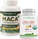 Biologische Vitamine C + Maca Root Capsules Natural Energy & Immune Support
