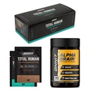 ONNIT Daily Performance & Wellness Bundle: Alpha Brain Nootropic Capsules (90 Count) + Total Human Day & Night Packs (30-Day Supply), IGEN Non-GMO Tested Focus, Energy & Clarity, Pack of 2