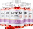 (5 Pack) Neotonics Skin And Gut Gummies, Neotonics Skin & Gut Essential Probiotics Gummies, Neotonics Skin And Gut Gummies Reviews, Neotonics Reviews, Neotonics Gummies, 300 Gummies For 5 Months