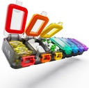Fullicon Weekly Pillen Organisator 7 dagen Ultra Vocht en Spill Proof Dagelijkse Pillendoos, Grote Geneeskunde Case met Veilige Gesp, Compacte Reis Pillen Container voor pil, Vitamine, & Visolie (Rainbow Black)