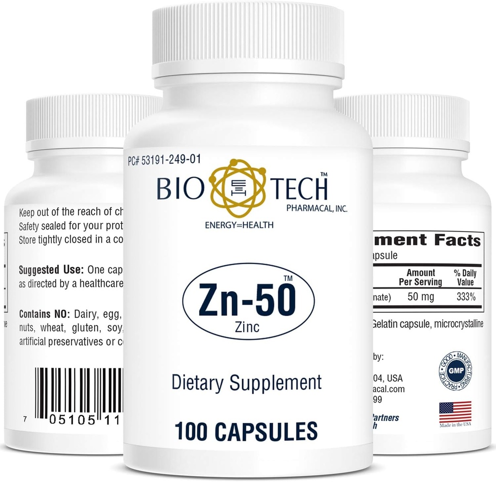 BioTech Pharmacal - Compte Zn-50-100