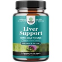 Natures Craft Liver Cleanse Detox & Repair - supplément de chardon à base de plantes - supplément de chardon au lait silymarin avec racine de dandelion, Choline, betterave et extrait d'artichaut - 90 Comte