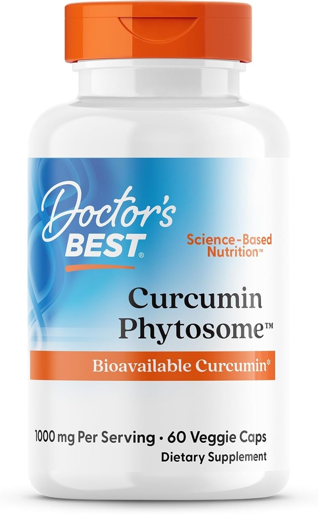 Artsen Best Curcumin Phytosome, Bio available Curcumin, Non-GMO, Glutenvrij, Sojavrij, Vegan 60 Veggie Caps