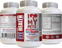 J'AIME MES PETS LLC Supplément pour yeux de chien - Complexe de santé des yeux de chien - Formule premium - Vet recommandé - Lutéine de chien - 1 bouteille (60 traites)