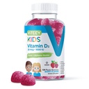 Viteey Vitamine D3 Kids Gummies 25mcg 1000 IE - Bone Health, Immune Health, Joint Muscle Support - Vegetarisch, Gelatinevrij, Glutenvrij, GGO-vrij - Smakelijk Kauwbaar Berry Flavored