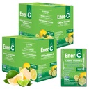 Mélange de boissons multivitamines Ener-C - Packs de vitamines pour l'eau, Packs de poudres d'électrolytes, Mélange de boissons vitaminiques, Mélange liquide d'hydratation, Booster immunitaire pour les adultes, Énergie saine - Citron Lime, 60 Compte