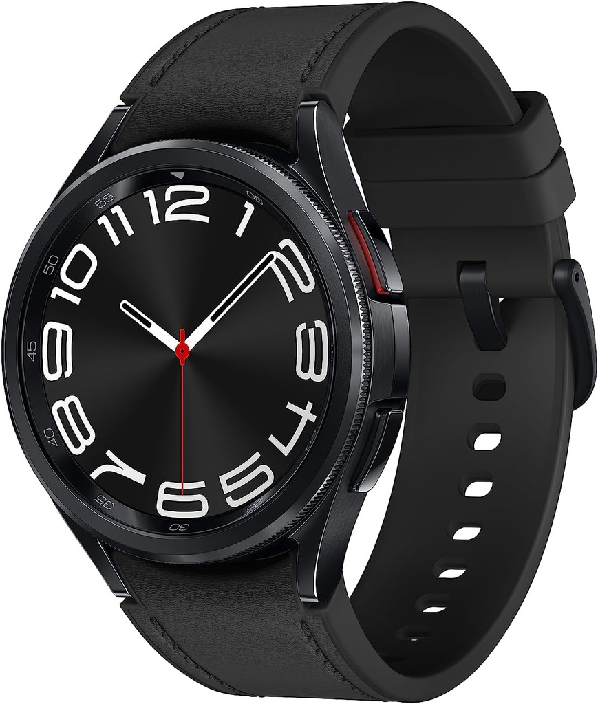 Samsung Galaxy Watch 6 Classic 43mm LTE Smartwatch, Rotating Bezel, Fitness Tracker, Gepersonaliseerde HR-zones, geavanceerde slaapcoaching, hartmonitor, BIA Sensor, Health Insights, Amerikaanse versie, Zwart