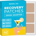 Party Recovery Patches 42 Pack - Wake Up Refreshed & Energized with our 100% Natural Ingredients Patch - Skin-Friendly & Waterproof - Apply before Drinking - Enhanced Morning Formula