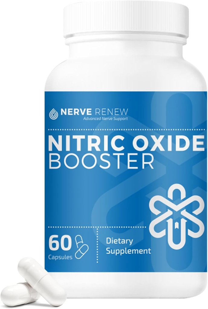 Zenuwverlengstuk Nitric Oxide Booster - Nitric Oxide Supplement met L Arginine Hydrodide voor complete nerve voeding - 60 capsules