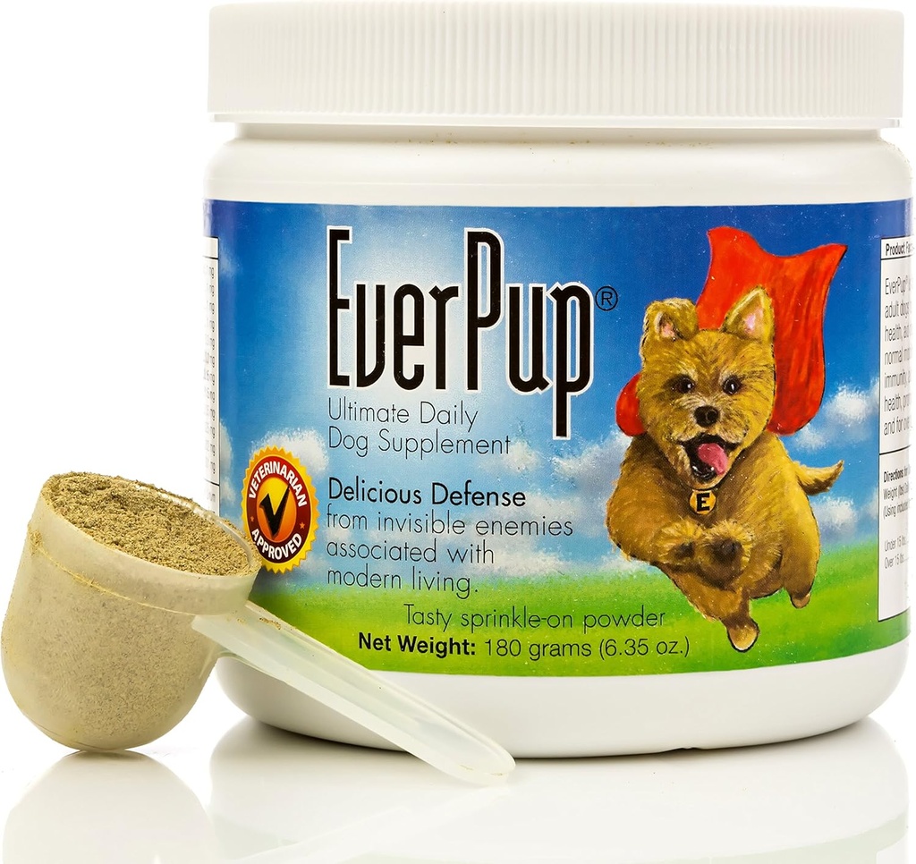 EverPup Ultimate Daily Dog Supplement met Glucosamine, Prebiotica, Probiotica, Apoptogenen, Vitaminen en Mineralen voor gezonde gewrichten, Immuniteit, Digestie, Huidgezondheid