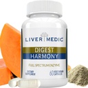 Digest Harmony Maximale sterkte Digestieve enzymen Glutengevoeligheid Lipase, Protease, Cellulase, Aloë Vera voor Gallblaas, Bloating Relief en Digestieve Ongemak 60 Capsules