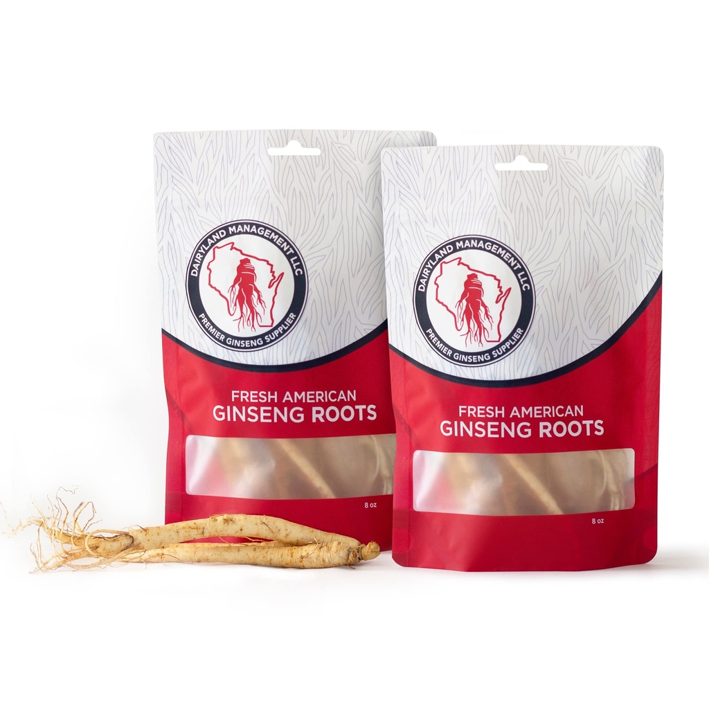 Fresh American Ginseng Roots (16 oz)