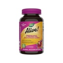 De natuur leeft! Prenatale Multivitamine, Plant-Based DHA voor Baby's gezonde hersenen & Eye Development*, Vegetarische, Oranje en Raspberry Lemonade smaak, 90 Gummies (Verpakking mei Vary)