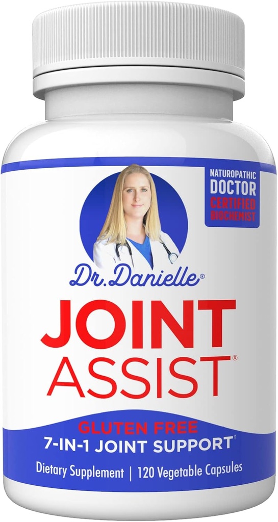 Doctor Danielle Joint Assist - Glucosamine Chondroitin Turmeric Msm Boswellia - Joint Support & Relief - 120 capsules