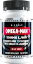 Biotest Omega-Man - 300mg LJ100 Longjack haute absorption (Eurycoma longifolia) - 30 Softgels