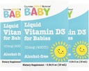 California Gold Nutrition Baby Vitamin D3 - Liquid D3 Supplement for Babies, Vegetarian Friendly - Developmental Support - Alcohol & Gluten Free, Non-GMO - 10 mcg (400 IE) - 0,34 fl oz (10 ml), 3