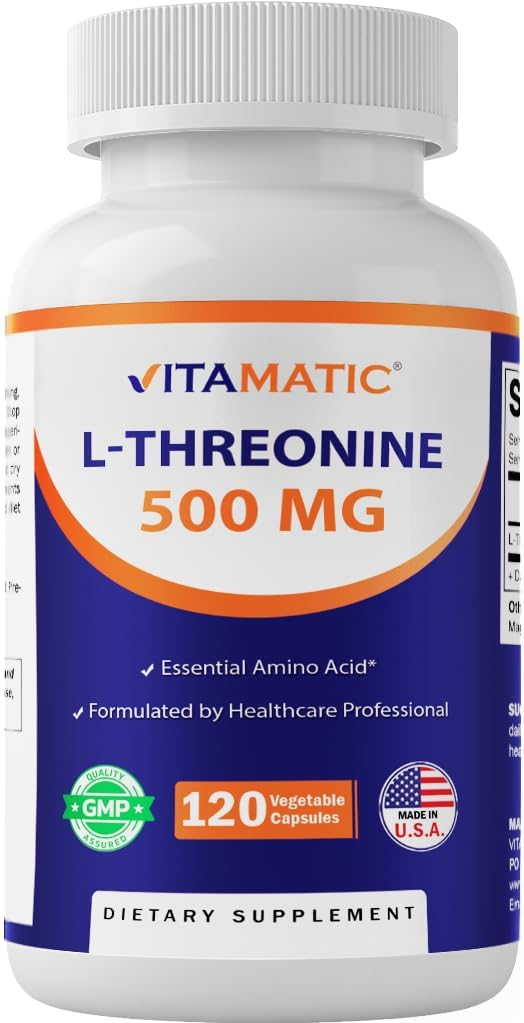 Vitamatic L-Threonine 500mg 