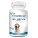 Eye Care for Dogs Daily Vision Supplement with Lutein, Zeaxanthine, Astaxanthine, CoQ10, Bilberry Antioxidanten, Vitamine C, Vitamine E Ondersteuning voor Hondenoogproblemen, 120 Kauwtabletten
