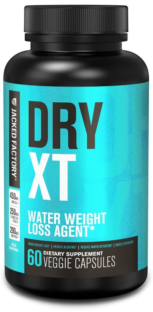 Ge Jacked Factory Dry-XT Dure Water Pillen - Natural Supplement Vermindert waterretentie & Bloating 