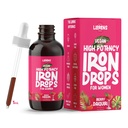 LLORENS FARMACEUTISCHE Iron Supplement voor Vrouwen IJzerdruppels Dagelijkse Ondersteuning, 20mg Polysaccharide Complex Gratis Proeverij, Natuurlijke Zoetstoffen, Vegan en Paraben Vrij (Berry Daiquiri, 4 Fl Oz)