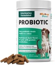 Wellnergy Daily Probiotic & Prebiotics Soft Chew for Dogs & Cats - Digestieve ondersteuning voor diarree, constipatie, verstoorde maag, spijsvertering en gas - helpt spijsvertering, Allergie Huid & Immune Health 160ct