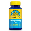 Het leven van de natuur versterken vitamine D2 2000 IE als Ergocalciferol - Immune Support Supplement - Vitamine D Ondersteuning voor Calcium Absorptie, Bone Health - 60-dagen garantie, 90 Serv, 90 Vegetarische Capsules