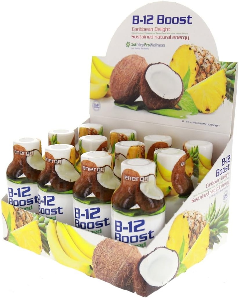 1st Step High Performance Fitness B-12 Boost, 12-2oz Bottles