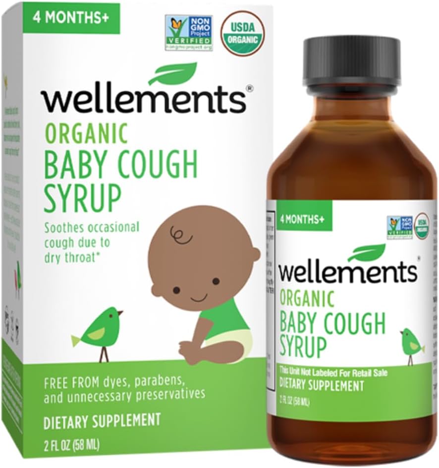 Wellements Organic Daytime Baby Hoest Siroop 