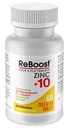 MediNatura ReBoost Zink +10 MAX Koude en Flu Symptoom Relief Snelwerkende, Niet-Drowsy Natuurlijke Verzachtende Homeopathische Helpt Relieve Geheel Lichaam Ongemak, Hoest, vermoeidheid, Congestie - Citroen - 60 Tablets