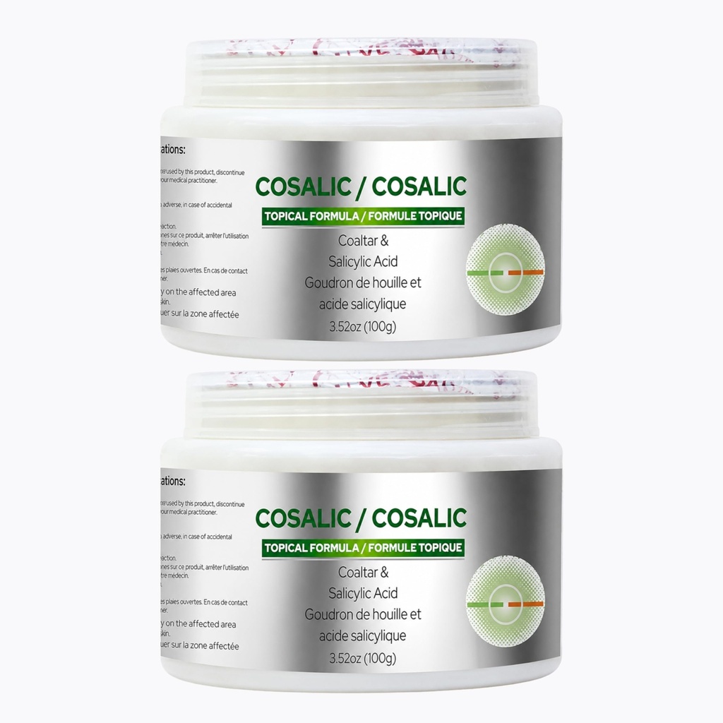 Salve Psoriasis Kolen Tar Salicylzuur 100gm(Verpakking van 2)