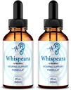 (2 Pack) Whispeara Drops - Official Whispeara ter ondersteuning van gezonde gehoor, focus en prestaties, alle natuurlijke Whispeara Hearing Support Formule, Premium Whispeara Gotas Review (60 Servings)