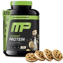 MusclePharm Combat Protéines Poudre, Cookies «N» Saveur de crème, Carburants Muscles pour des entraînements productifs, 5 Sources de protéines, y compris l'isolat de protéines de lactosérum et l'albumine d'oeuf, sans gluten, 4 lb, 52 portions