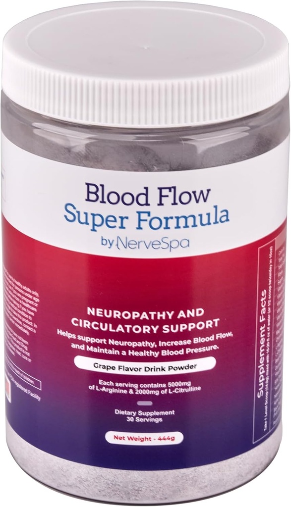 De Blood Flow Super Formula Neuropathy Drinkpoeder van Nerve Spa, Hoge Concentratie van L 