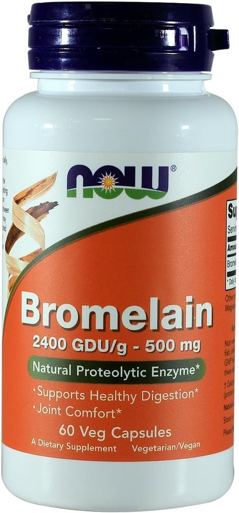 Bromelain 2400 GDU, 500mg, 60 Capsules (verpakking van 2)