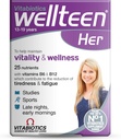 Vitabiotics Wellteen Her - Soutien nutritionnel pour adolescents et jeunes femmes 13-19 - 30 comprimés