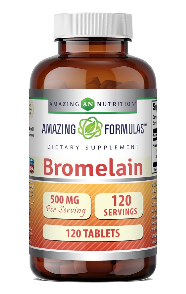 Verbazingwekkende Formules Bromelain 500 Mg (300 GDU) 