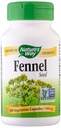 Natures Way Fennel Seed Vegetarian Capsule, 100 st.