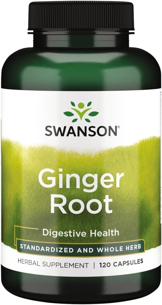 Swanson Ginger Root (Standardized) 250 Milligrams 120 Capsules