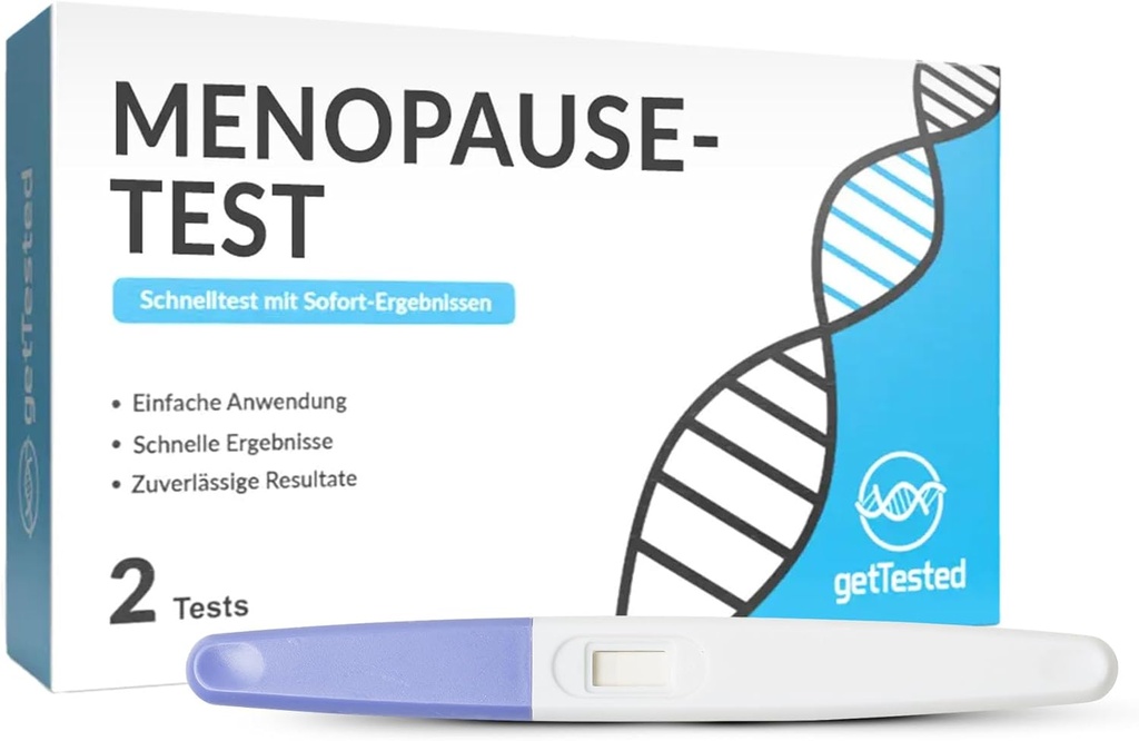 GetTested at-Home Menopauze Test Kit Private, Rapid Perimenopause Test & Menopauze Stage Indicator 