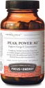 Herbalogic - Peak Power Capsules - Natural Energy & Focus - Mental Concentration- Contains American Ginseng & Astragalus - 90 Cap Count
