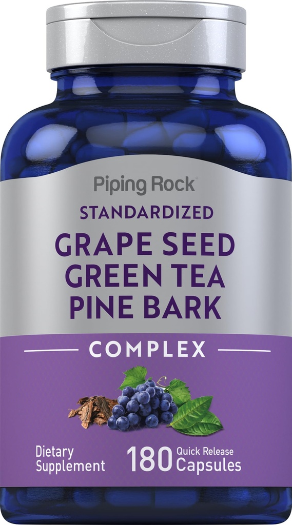 Piping Rock Grape Seed, Green Tea & Pine Bark Complex 
