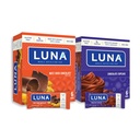LUNA Bar - Variety Pack - Nutz Over Chocolate en Chocolate Cupcake Flavor - Snack Bars - Non-GMO - Glutenvrije Proteïne Bars - Gemaakt met biologische Haver (12 Pack, 2 Boxes)