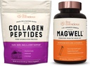Live Conscious Collageen Peptides & MagWell Magnesium Zink & Vitamine D3 Haar-, huid-, nagel- en gewrichtsondersteuning + Bone & Heart Health, Immuunsysteemondersteuning
