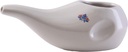 Best Rated Ceramic Neti Pot - Ergonomic Design and Hand-Made, Dove White