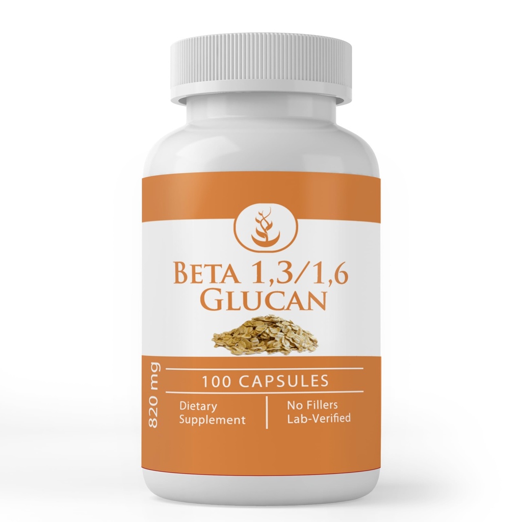 Pure Original Ingrediënten Beta Glucon 1,3/1,6, (100 capsules) Altijd zuiver, Geen additieven of fillers, Lab geverifieerd