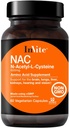 Inviter Santé N-acétyl Cysteine (NAC) - Soutient la santé du foie et du cerveau - Fournitures L'acide amino essentiel L-Cysteine et un précurseur au Tripeptide Glutathion - 60 capsules végétariennes