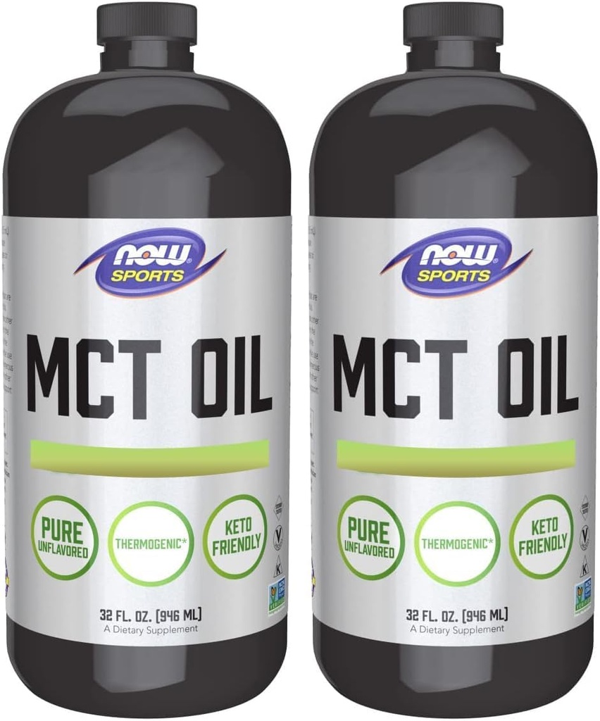 Nu Foods MCT 100% olie, 32 fl oz (verpakking van 2)