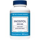 De Vitamin Shoppe Inositol 650MG, ondersteunt gezonde lever en celfunctie (300 capsules)