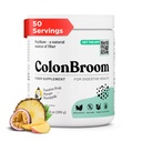 ColonBroom Psyllium Husk Powder with Stevia (Tropical Fruits) - Colon Cleanse for Bloating Relief & Gut Health - Colon Broom Fiber Powder Drink - Vegan Fiber Powder Stevia Supplement, 50 porties